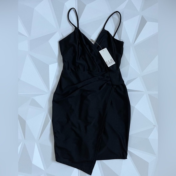 E.L.H.Studio Elegant Black Strapless Dress Women’s Size:M - Picture 9 of 13